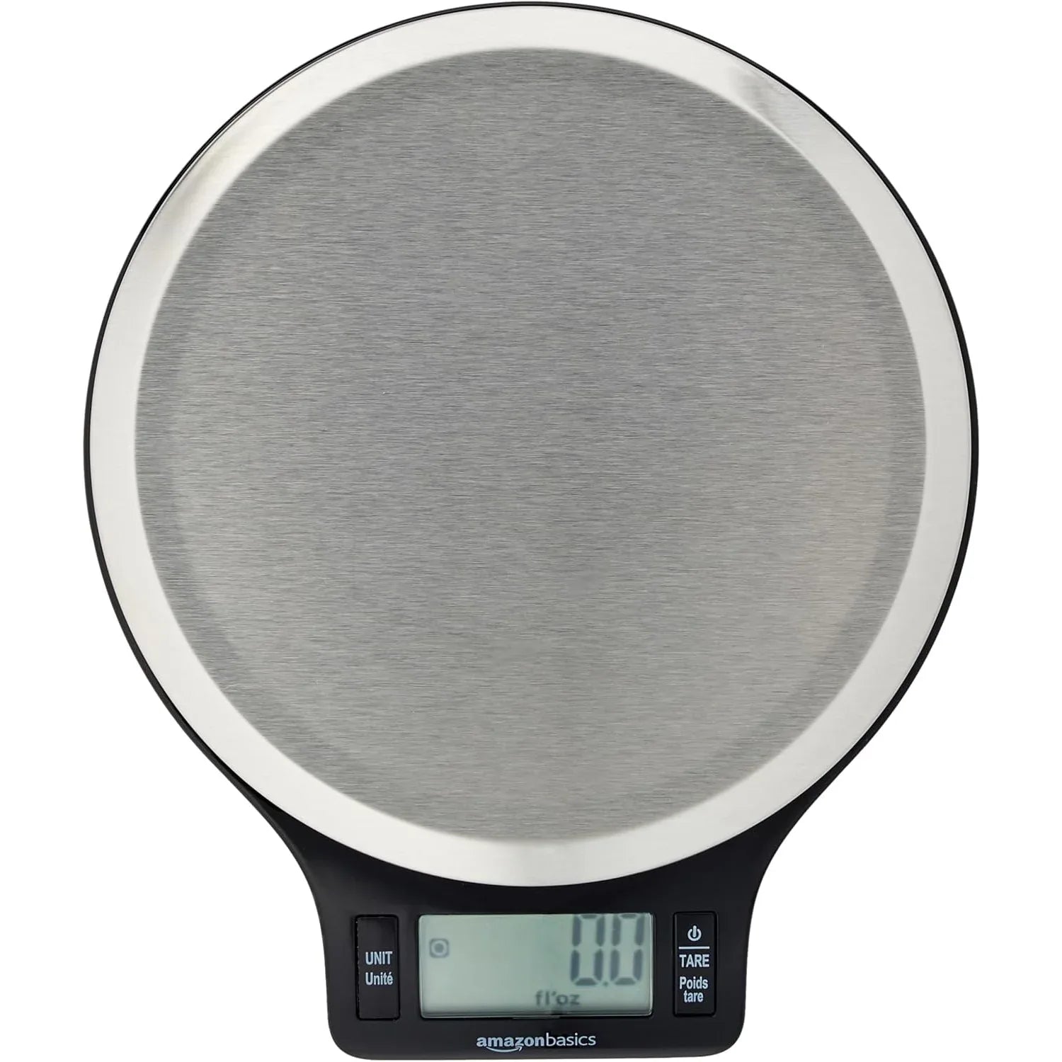 Amazon Basics Digital Kitchen Scale LCD 11lb Black Stainless - Gomix Brands Outlet